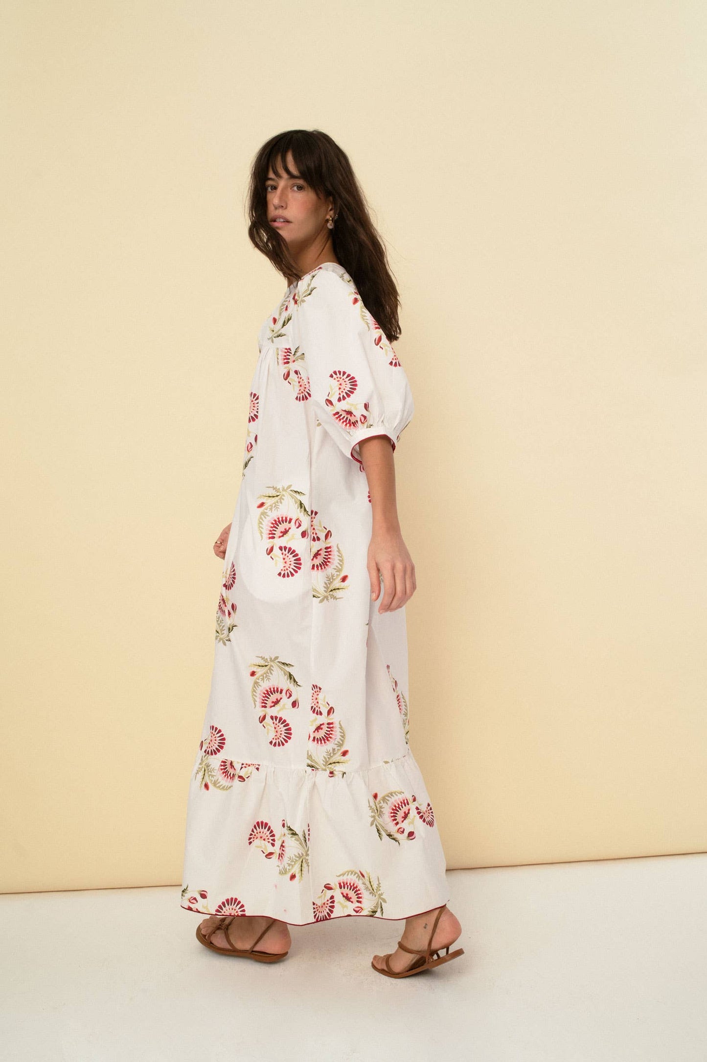 Sofia Dress - Cherry