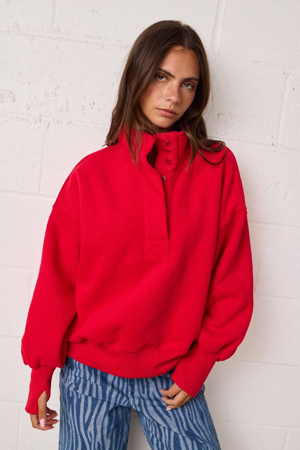 Sideline Snap Sweatshirt