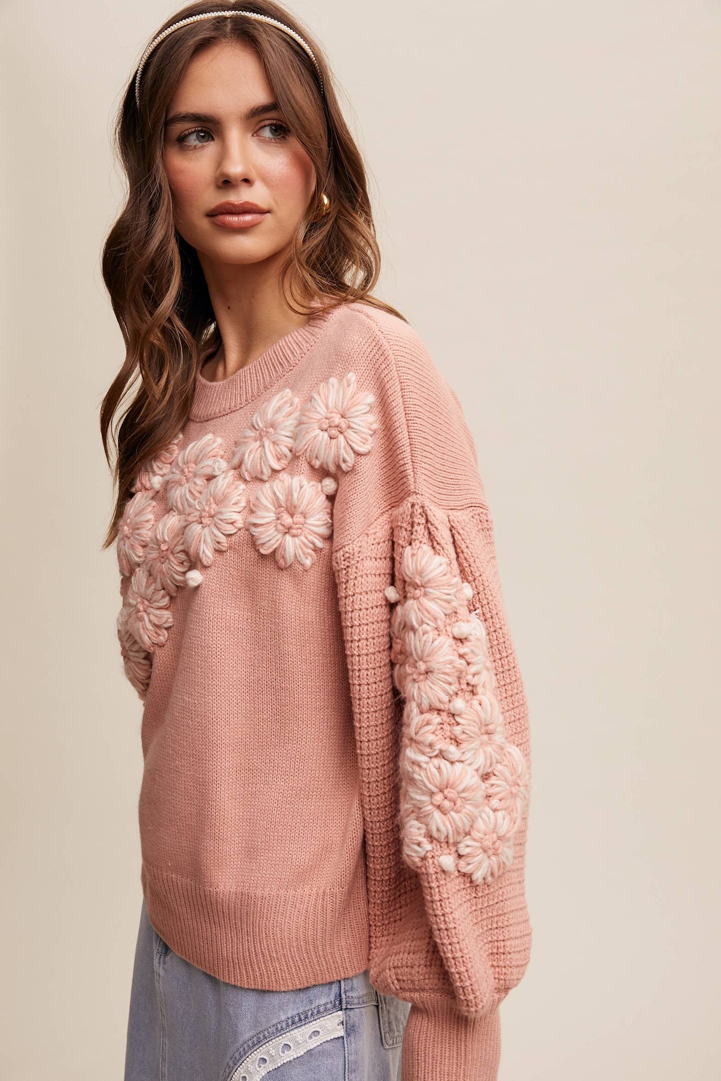 Elsa Hand Embroidered Sweater