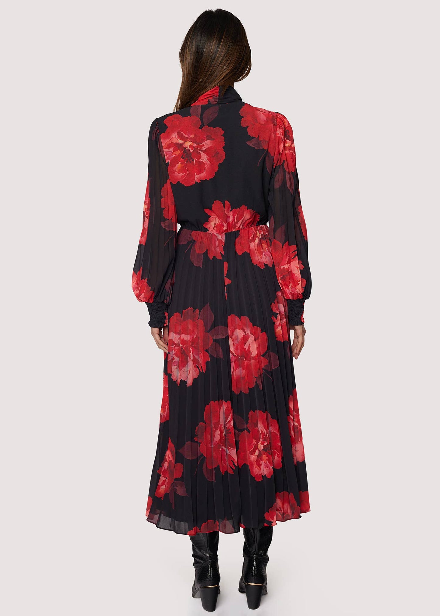 Midnight Peony Dress