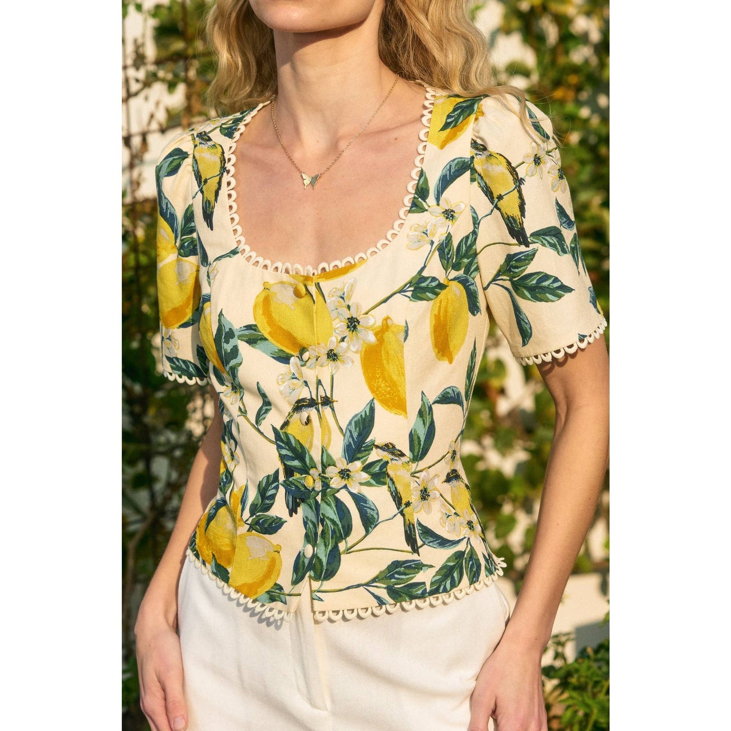 Vintage Lemonade Top