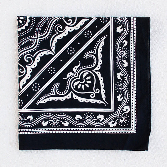 Western Bandana- Black