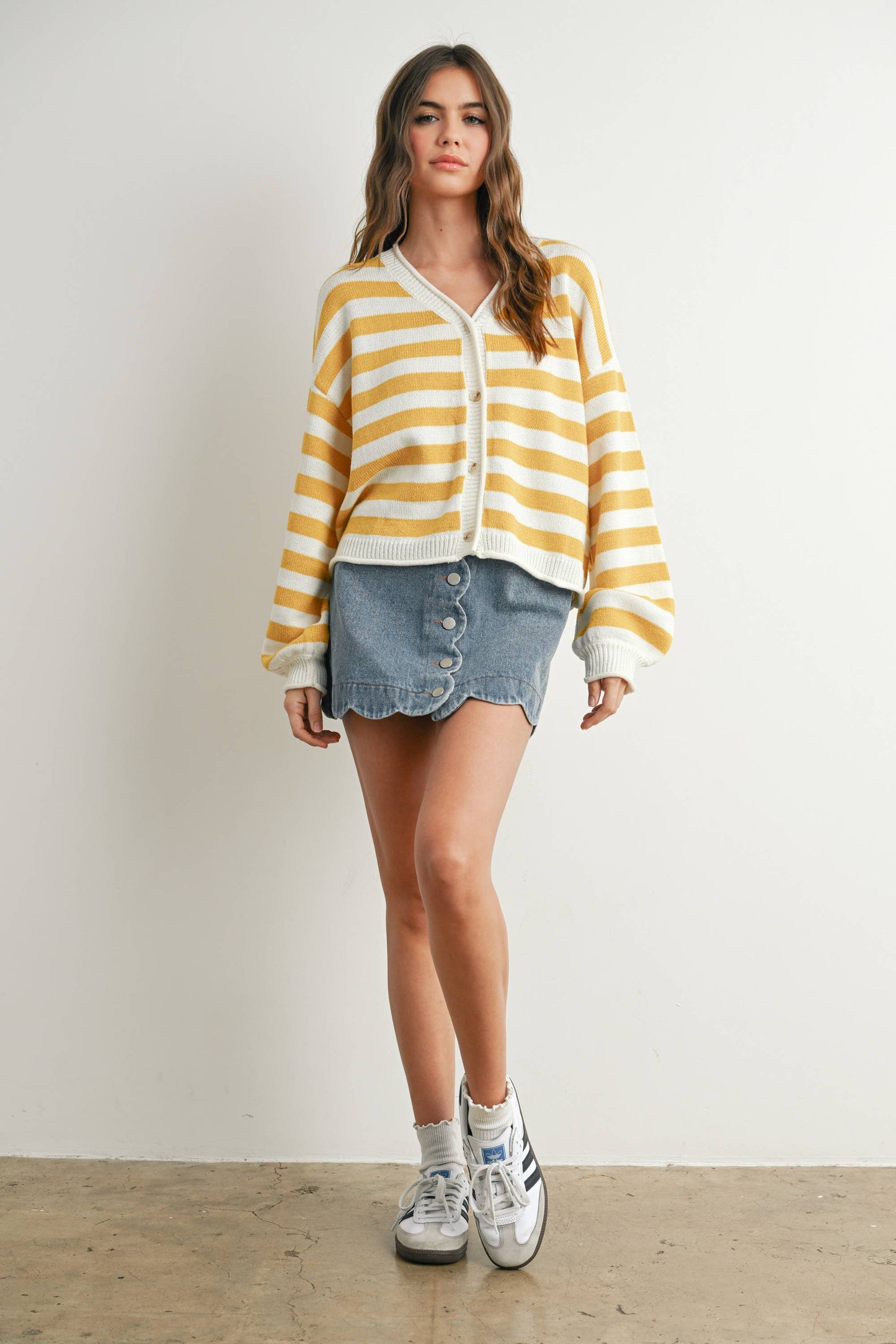 Riley Striped Cardigan
