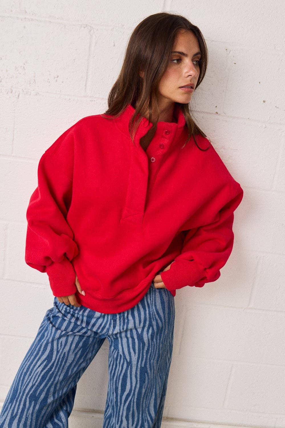 Sideline Snap Sweatshirt