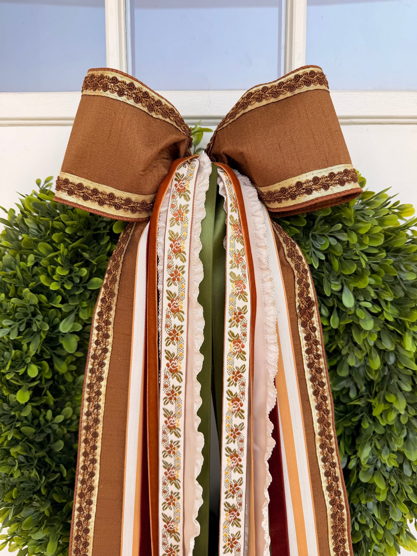 The Autumn Heirloom Door Bow