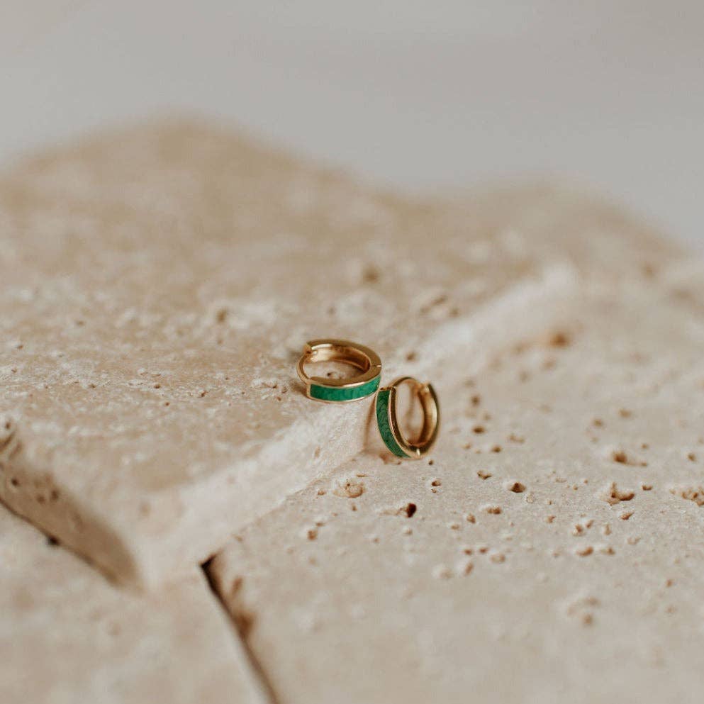 AZ Turquoise Hoops at Vogue Villa