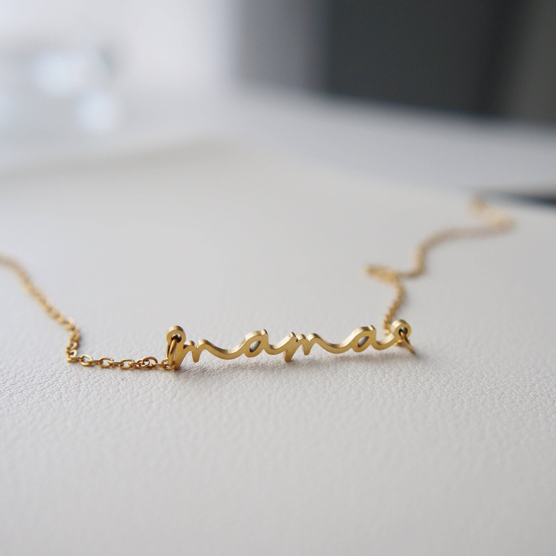 Dainty Mama Necklace - alternate product view at Vogue Villa