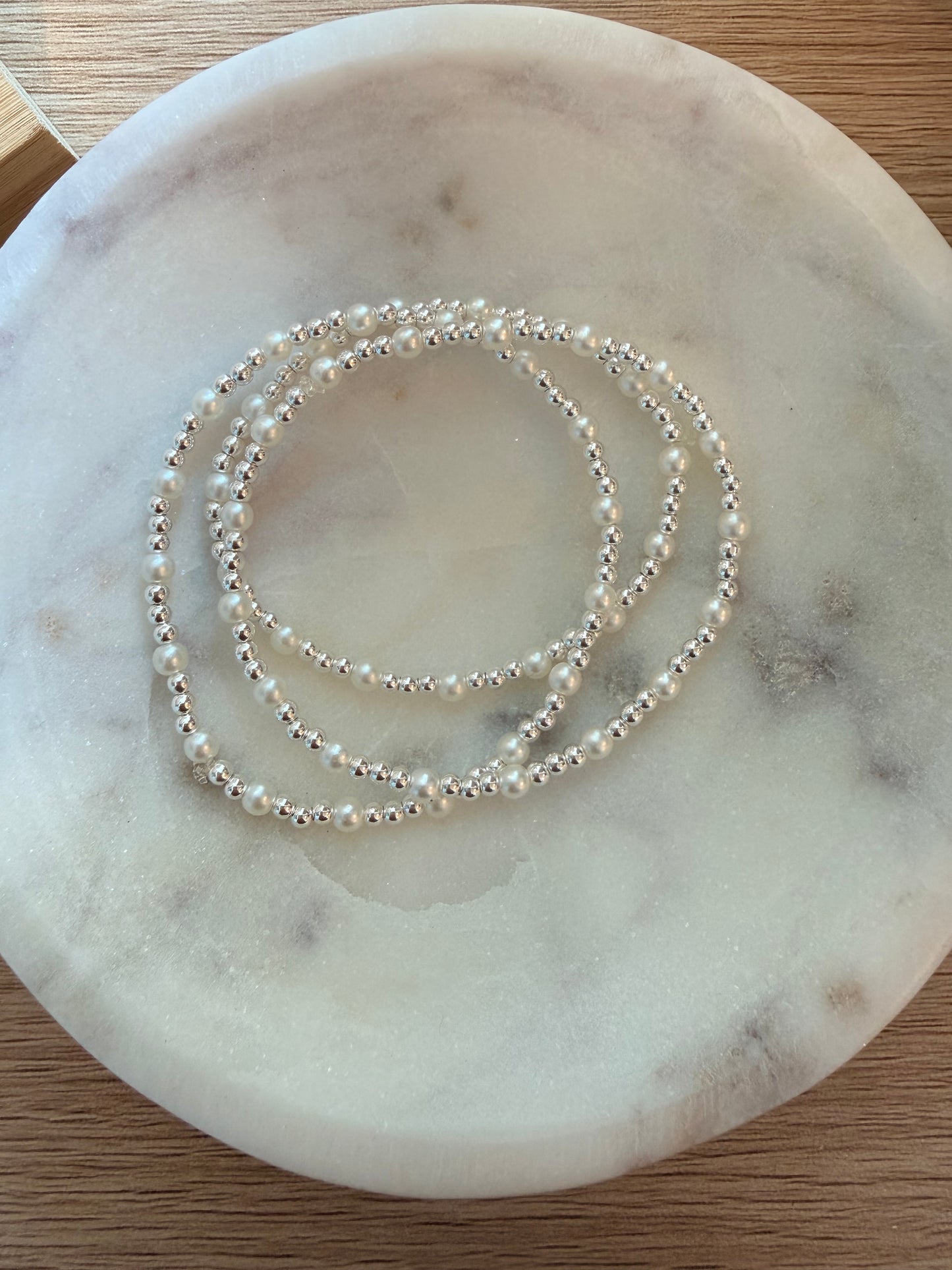 Laguna Pearl Bracelet - alternate product view at Vogue Villa