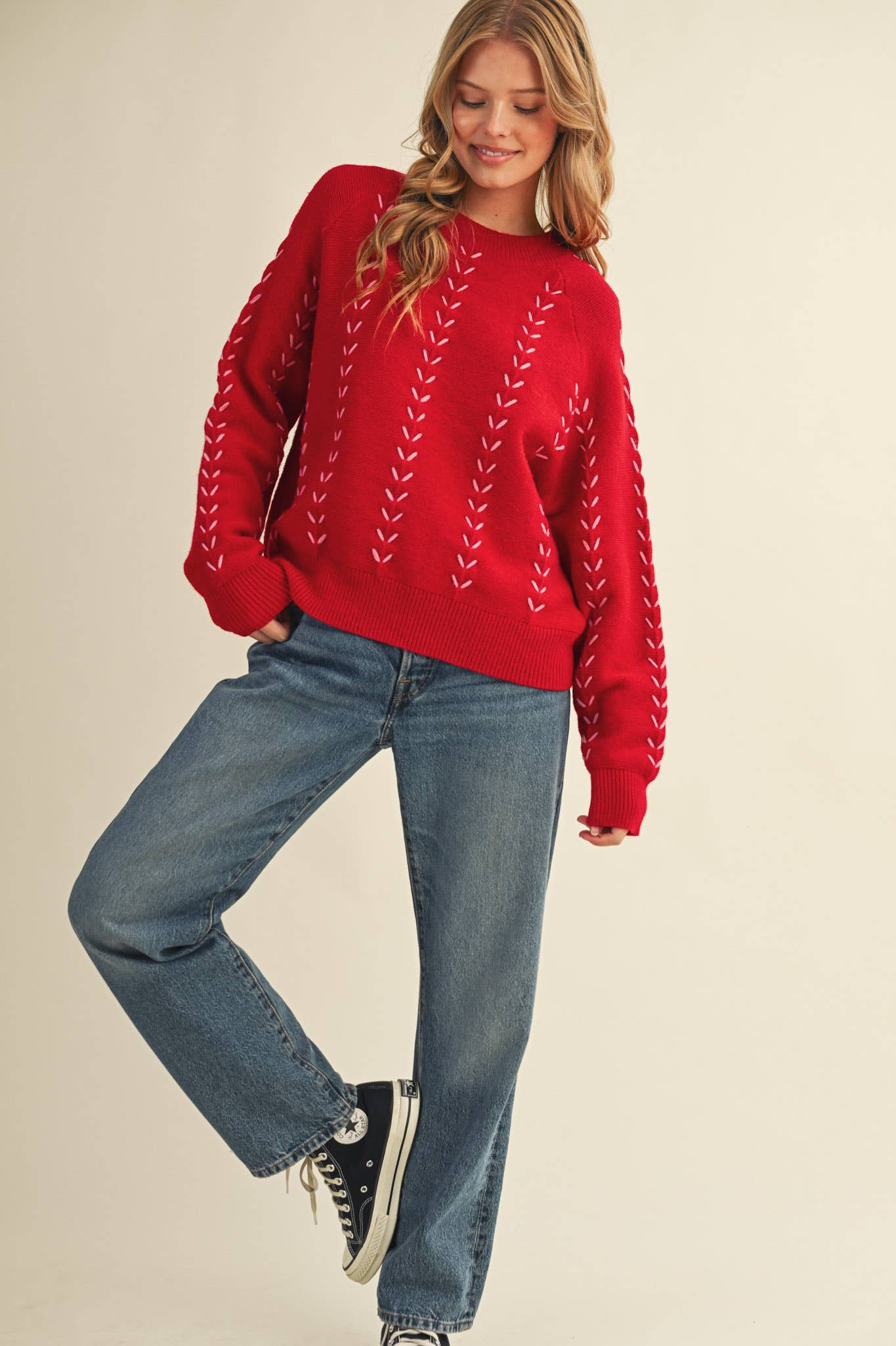 The Holly Stitch Sweater