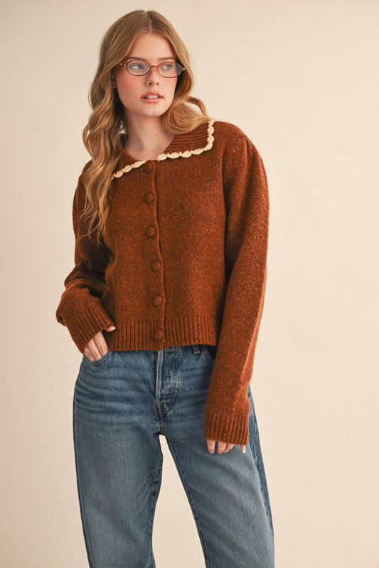 Scarlett Collar Cardigan