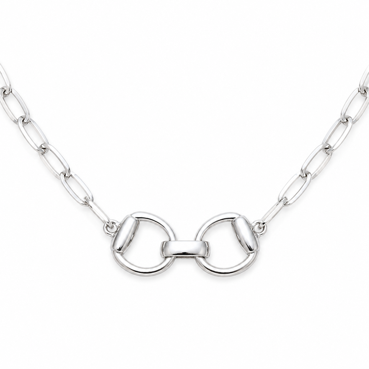 Equestrian Pendant Chain Necklace