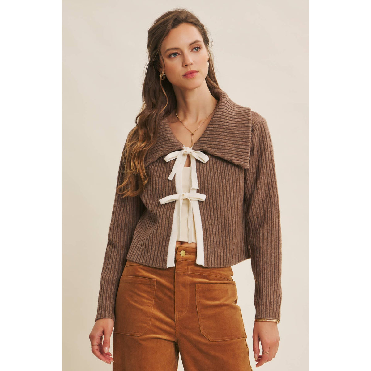 The Ellery Bow Cardigan