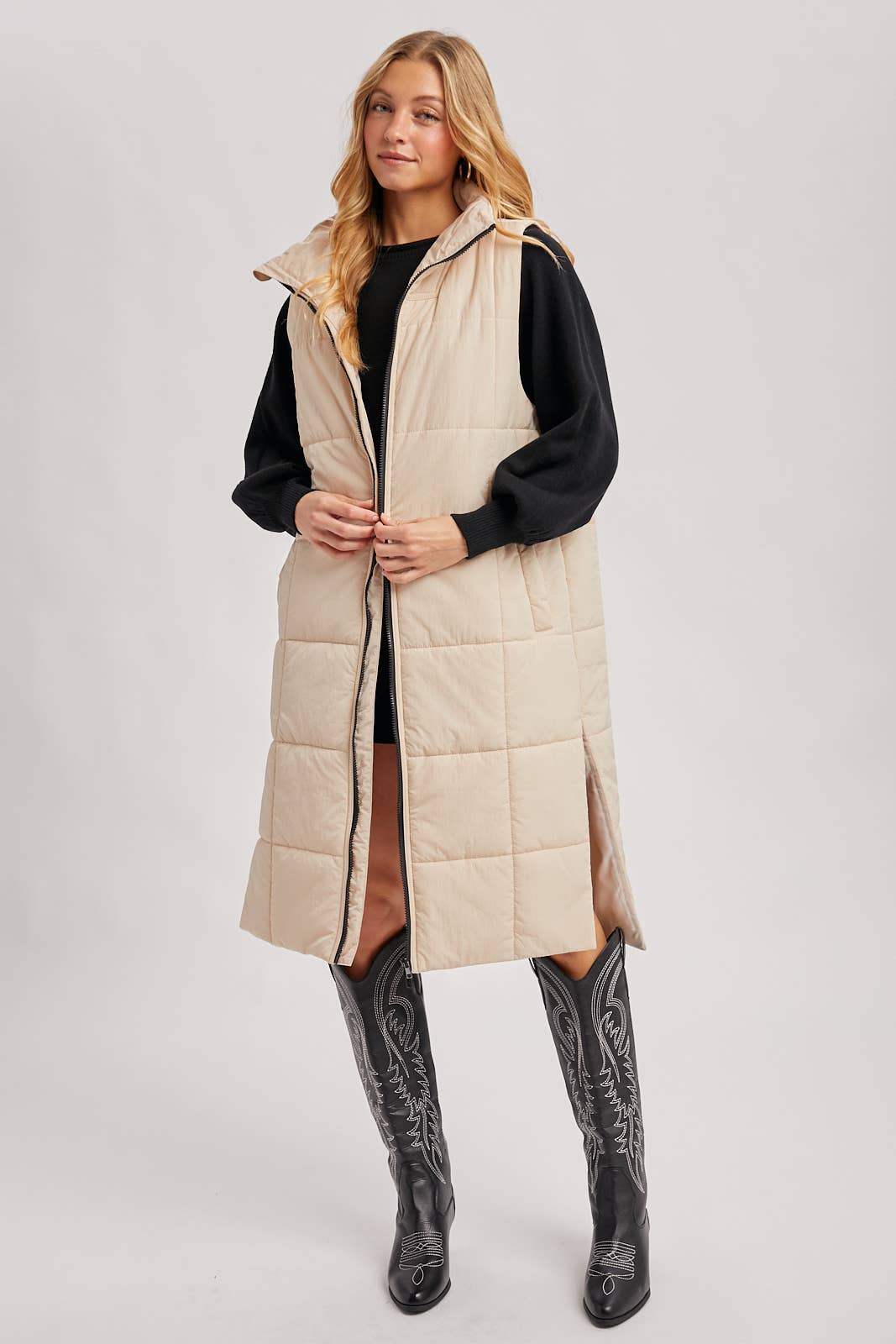 Long Puffer Vest