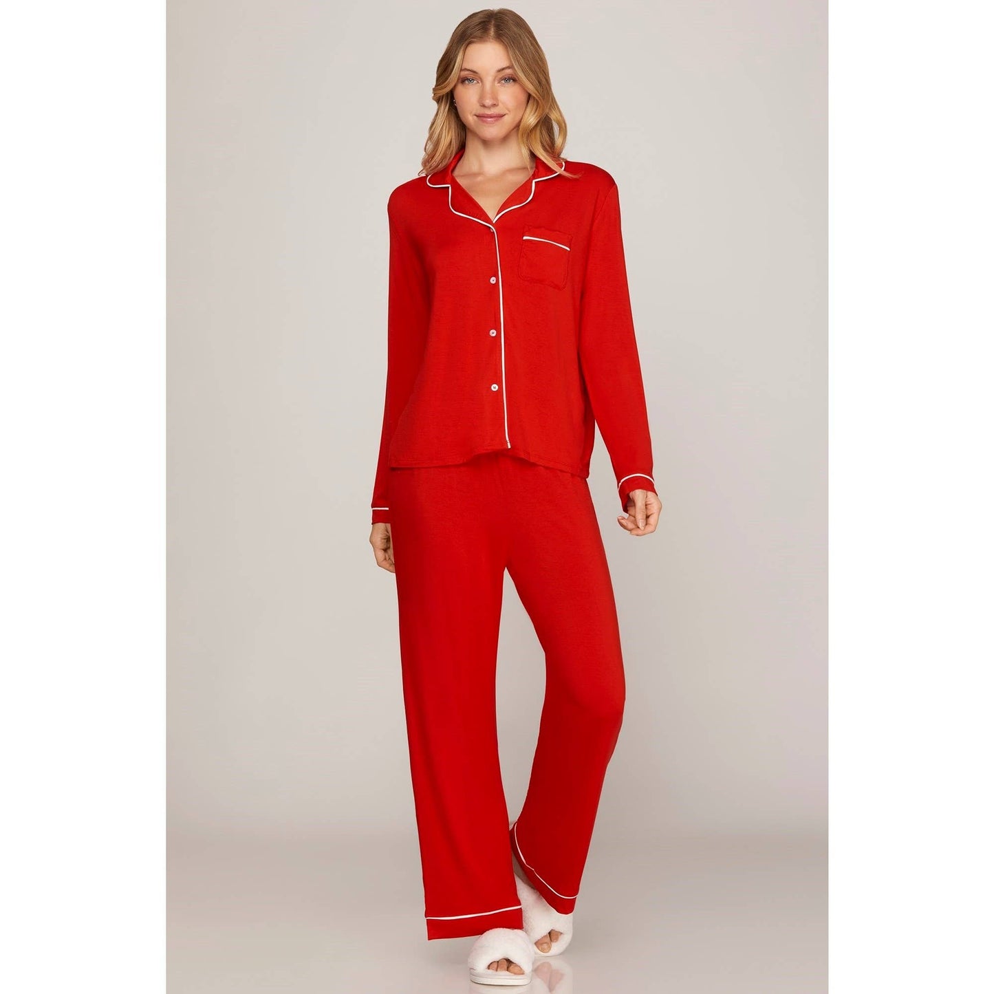 Classic Holiday Knit Pajama Set