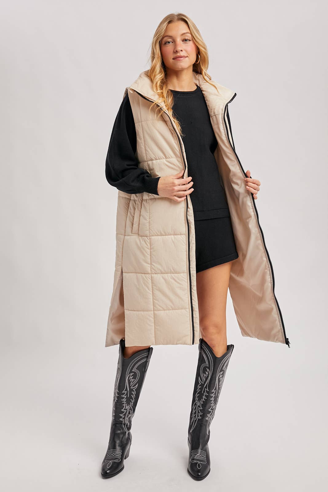 Long Puffer Vest