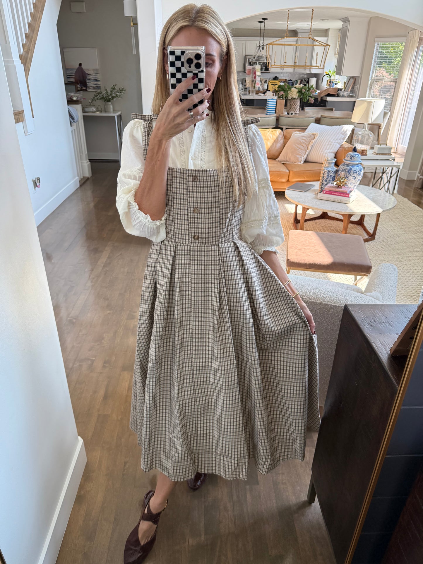 The Laurel Check Dress