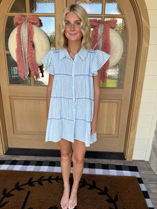 Abigail Striped Dress