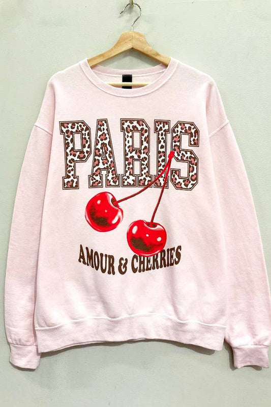 Paris Cherries Sweatshirt