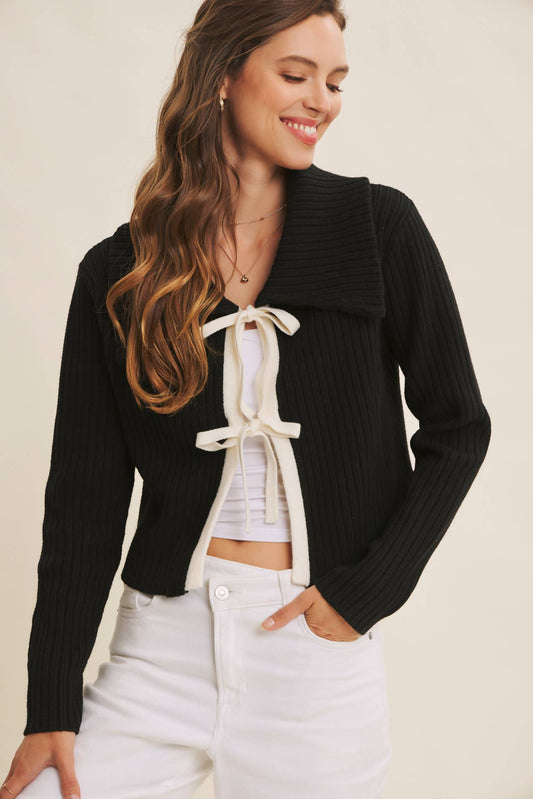 The Ellery Bow Cardigan