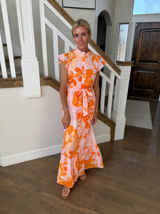 Sunset Bloom Dress