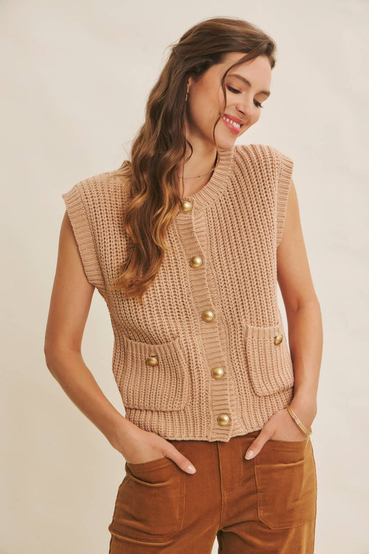The Margot Knit Sweater Vest