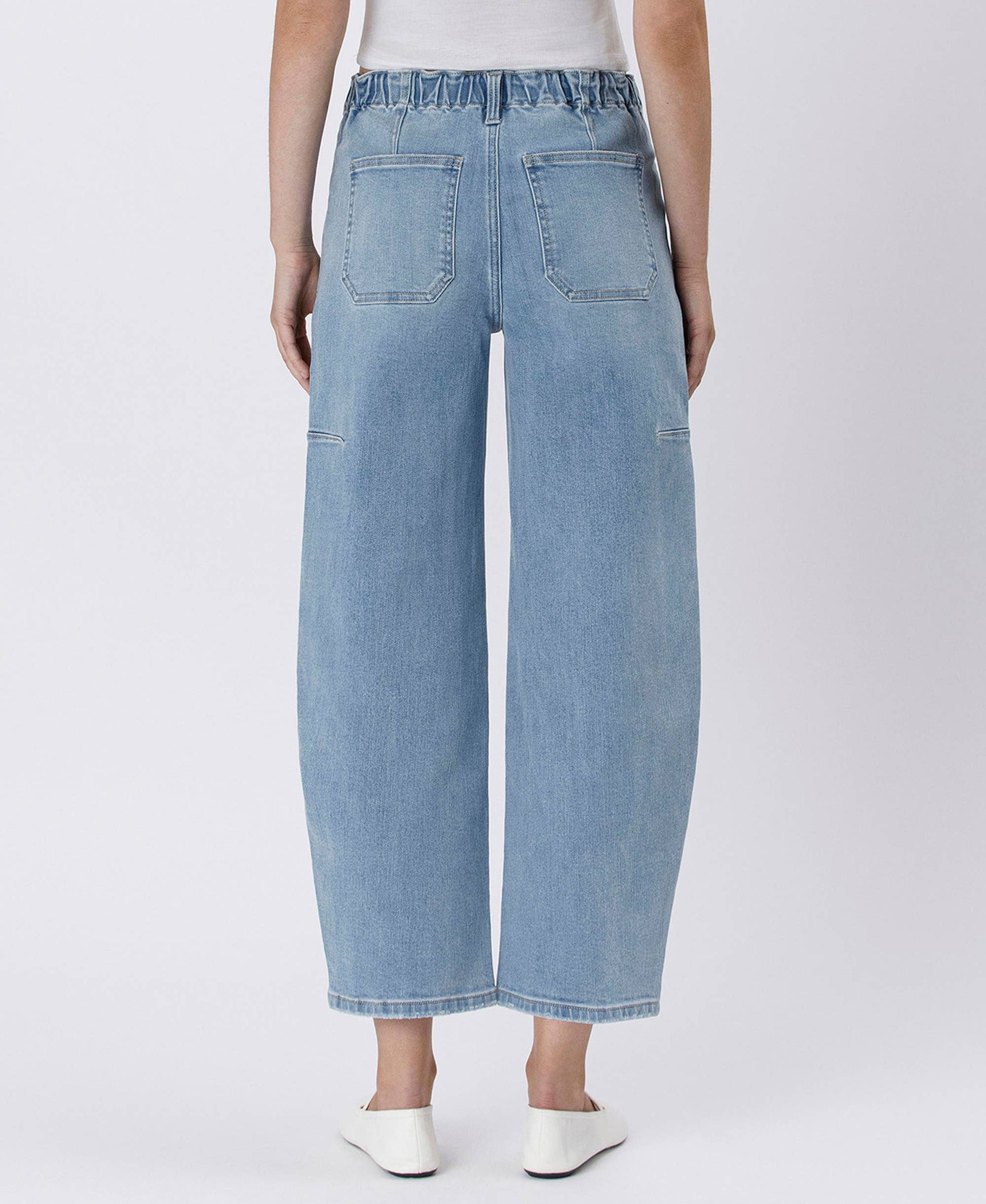 Marias Barrel Jeans - alternate product view at Vogue Villa