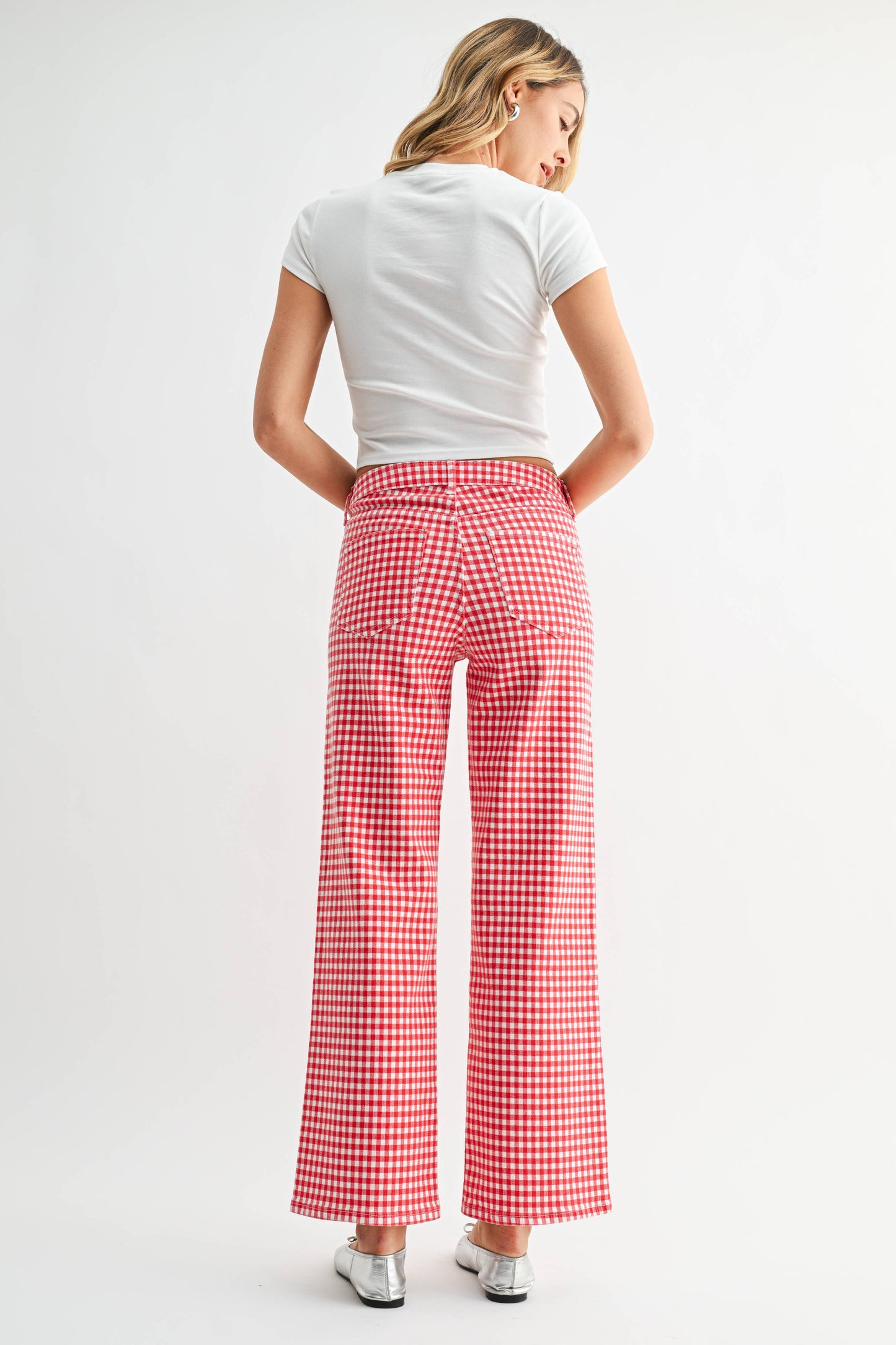 The Nantucket Gingham High Rise Pants