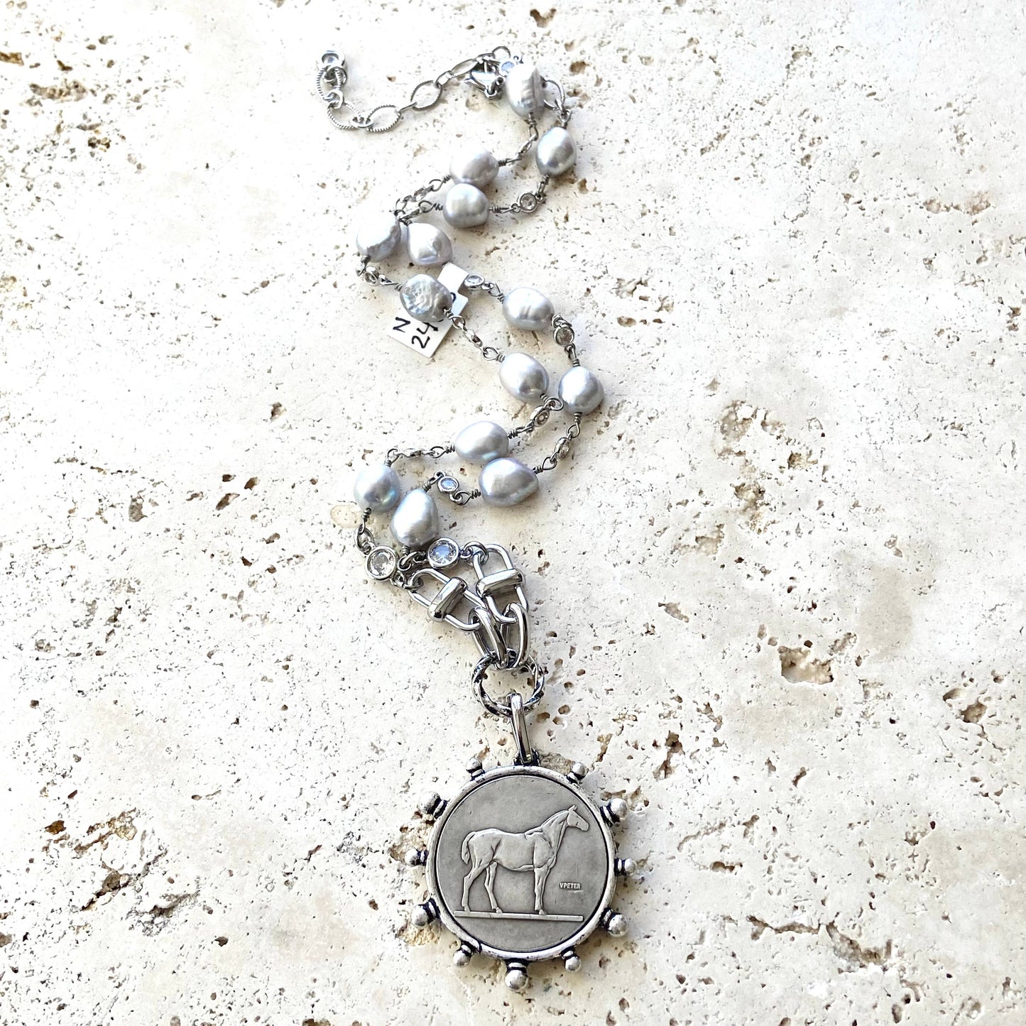 The Belmont Medallion Necklace