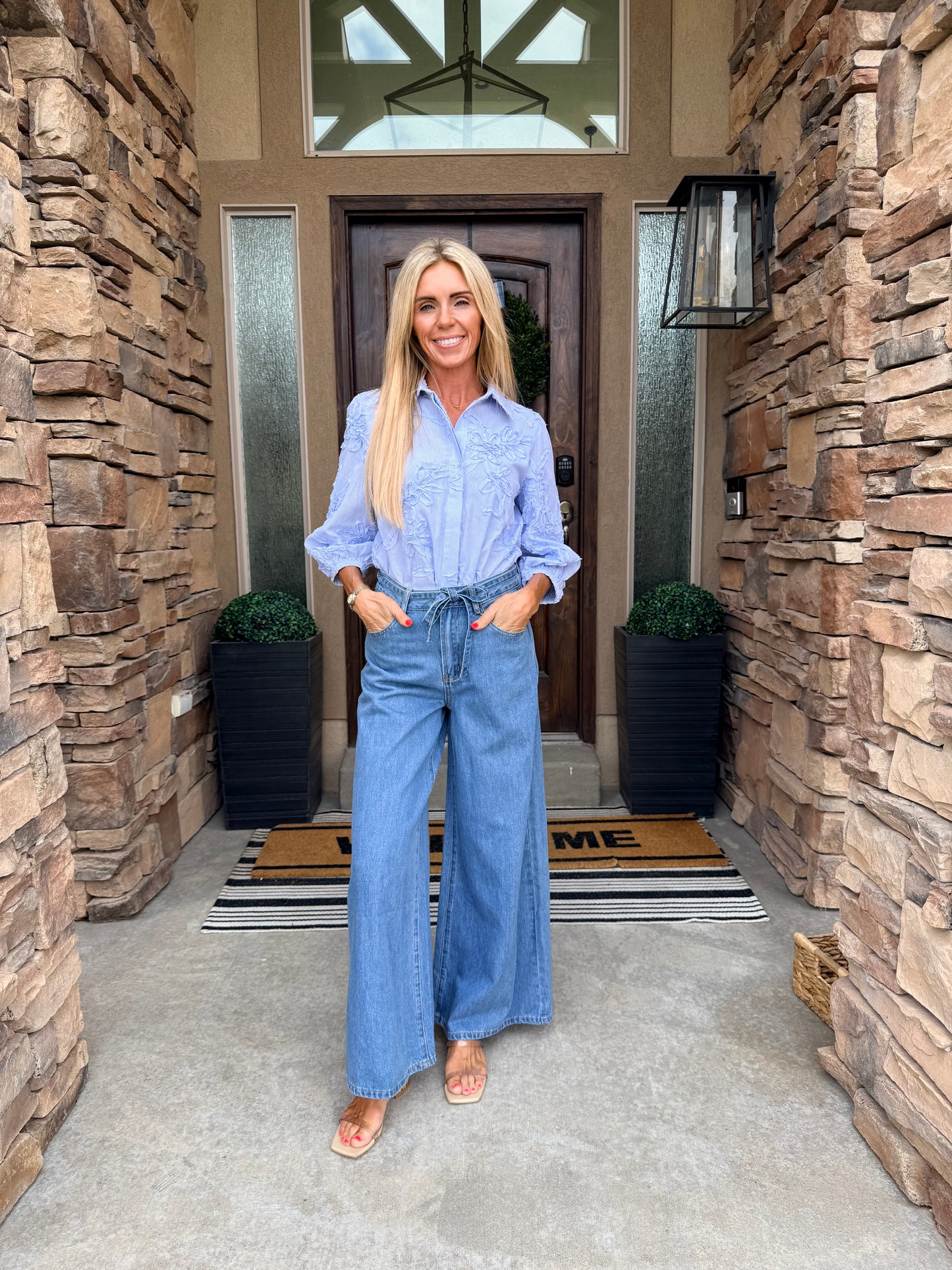 The Eleanor Blouse - alternate product view at Vogue Villa