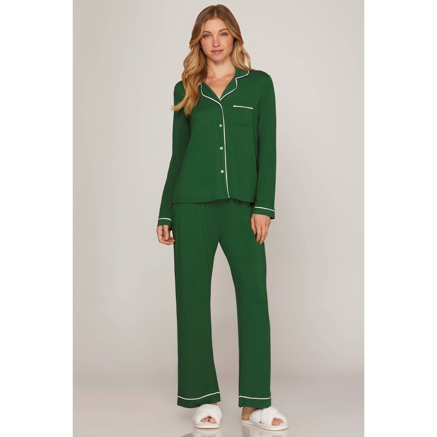 Classic Holiday Knit Pajama Set