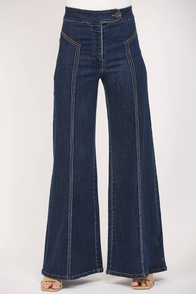 Highline Contrast Stitch Jeans