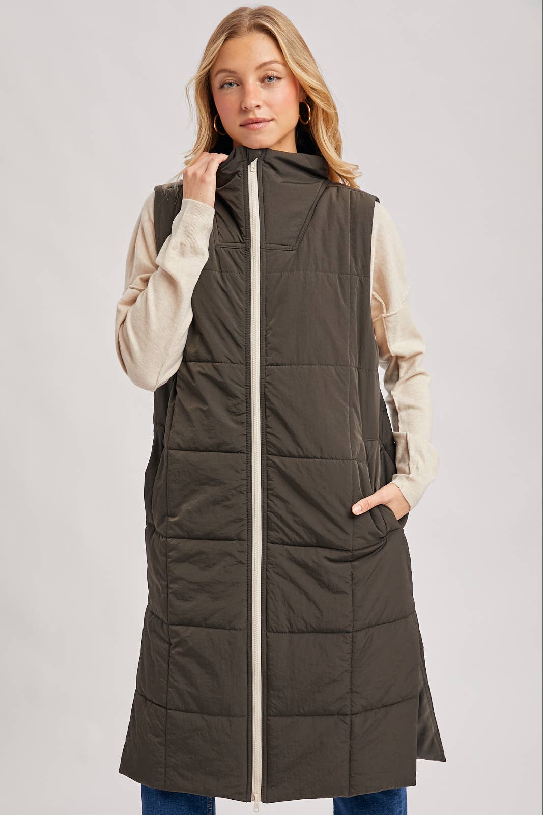 Long Puffer Vest