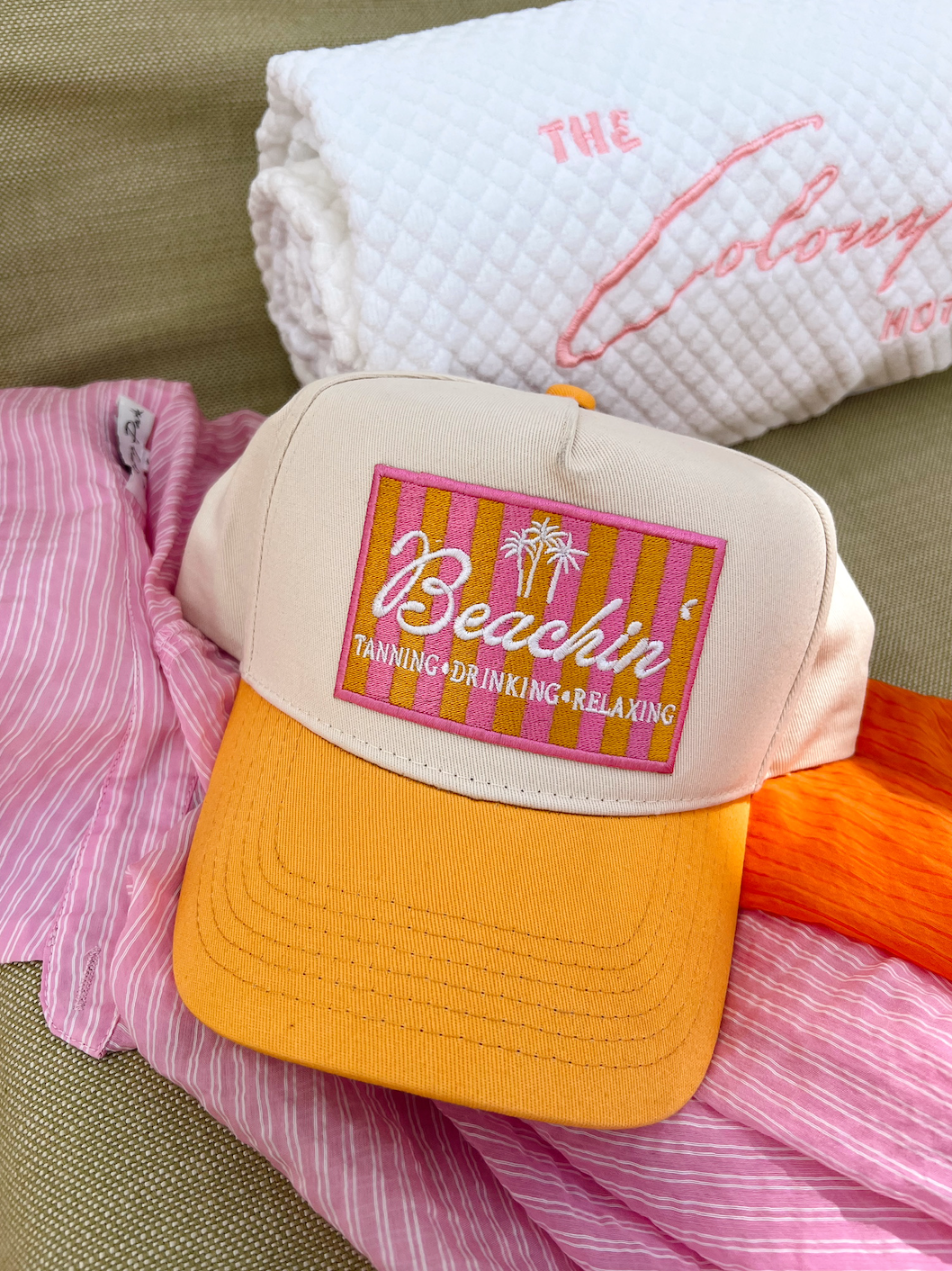 Beachin Trucker Hat at Vogue Villa