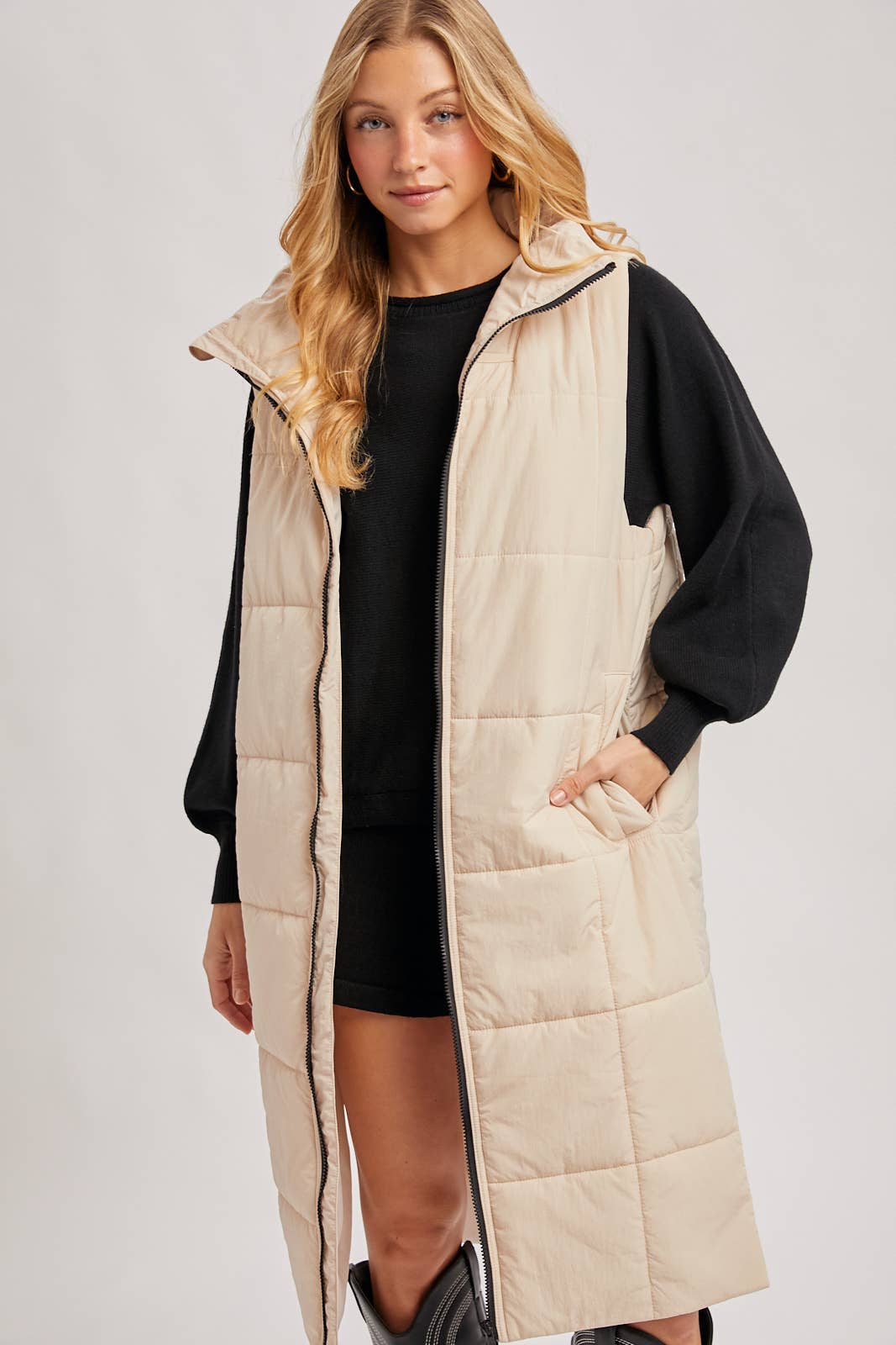 Long Puffer Vest