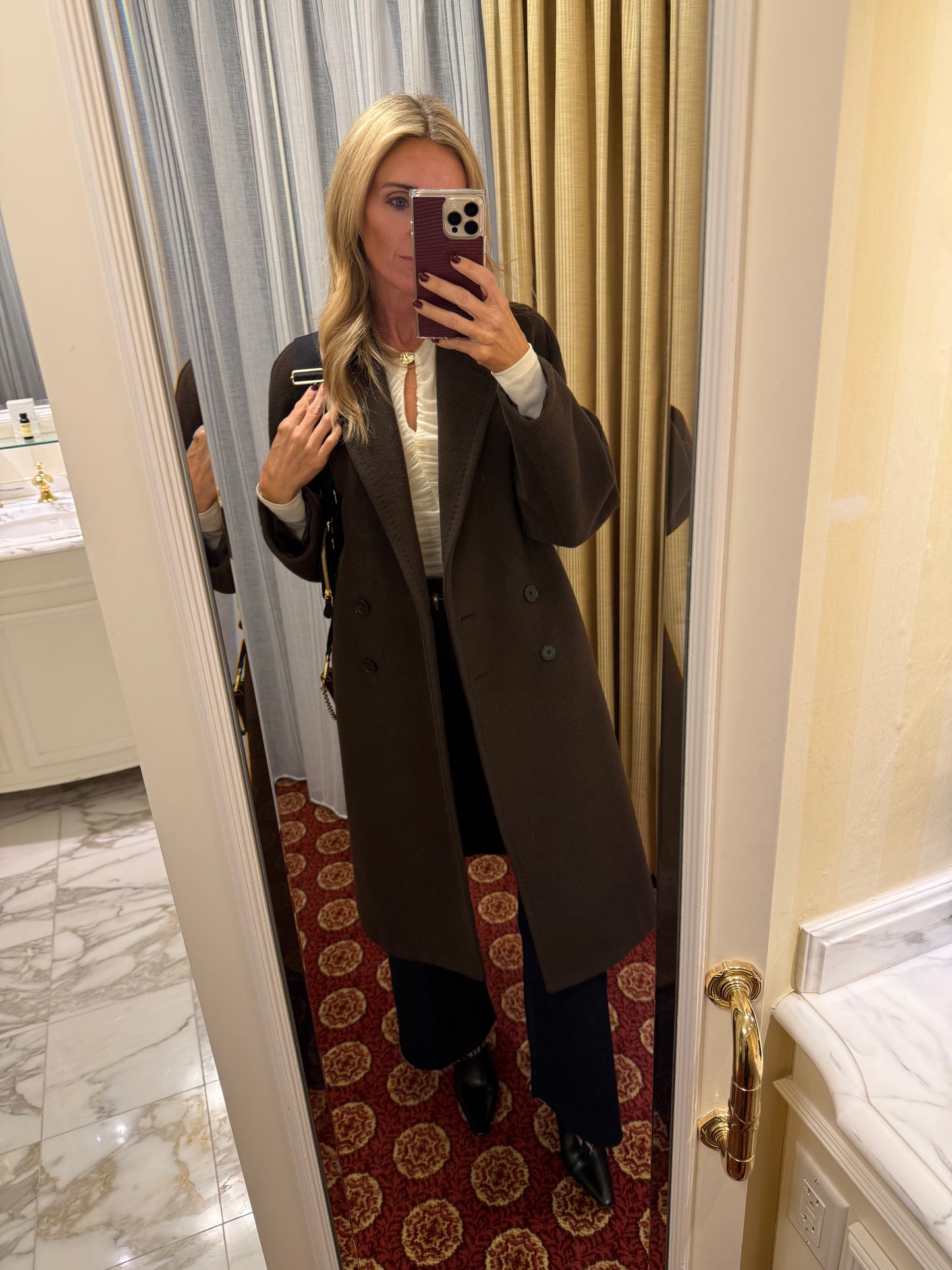 Yasmine Mesh Ruched Top