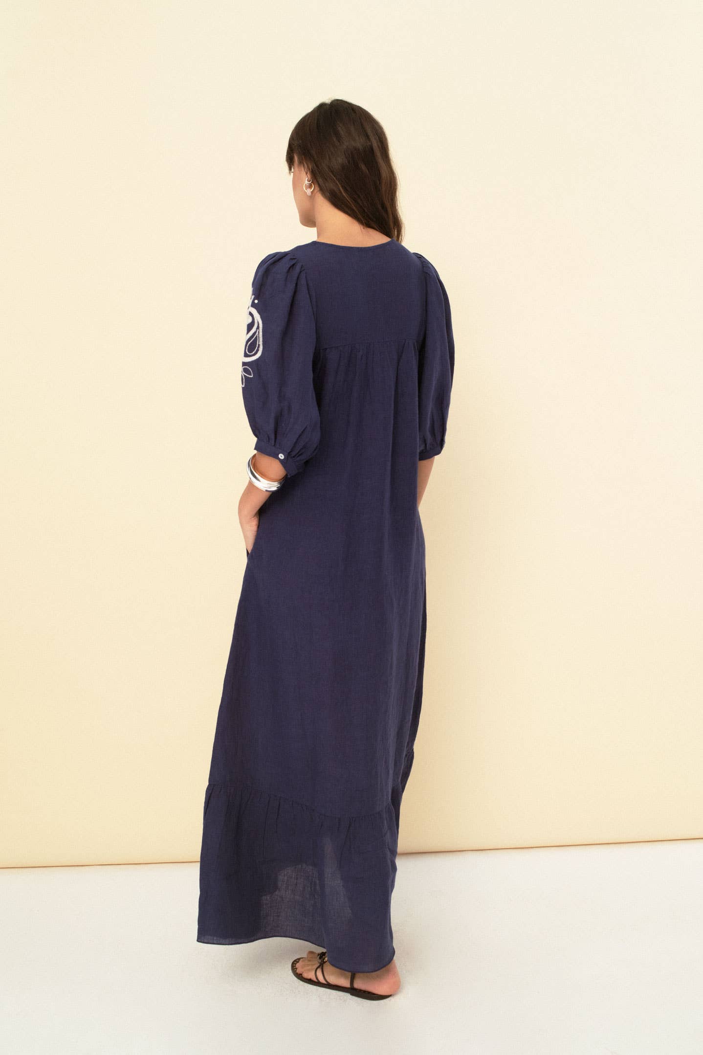 Sofia dress navy