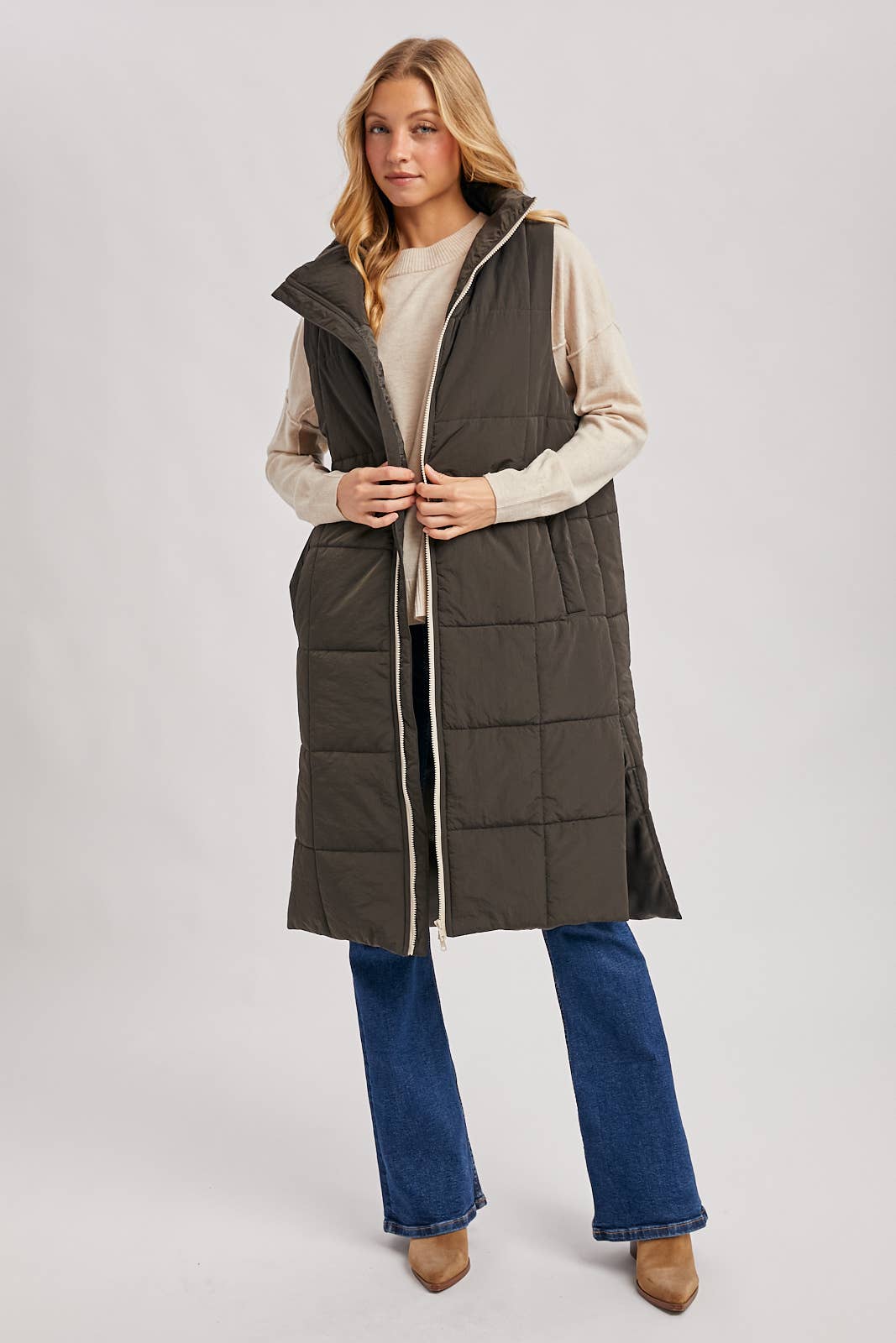 Long Puffer Vest