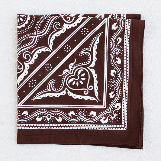 Western Bandana- Brown