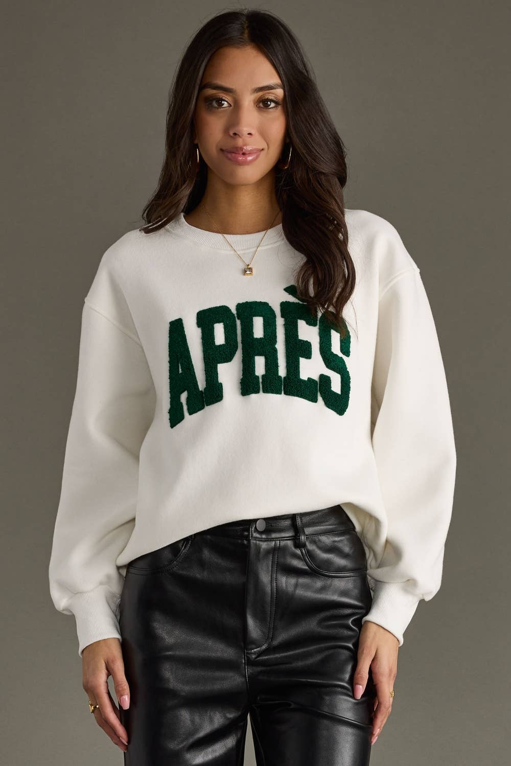 White Apres Sweatshirt