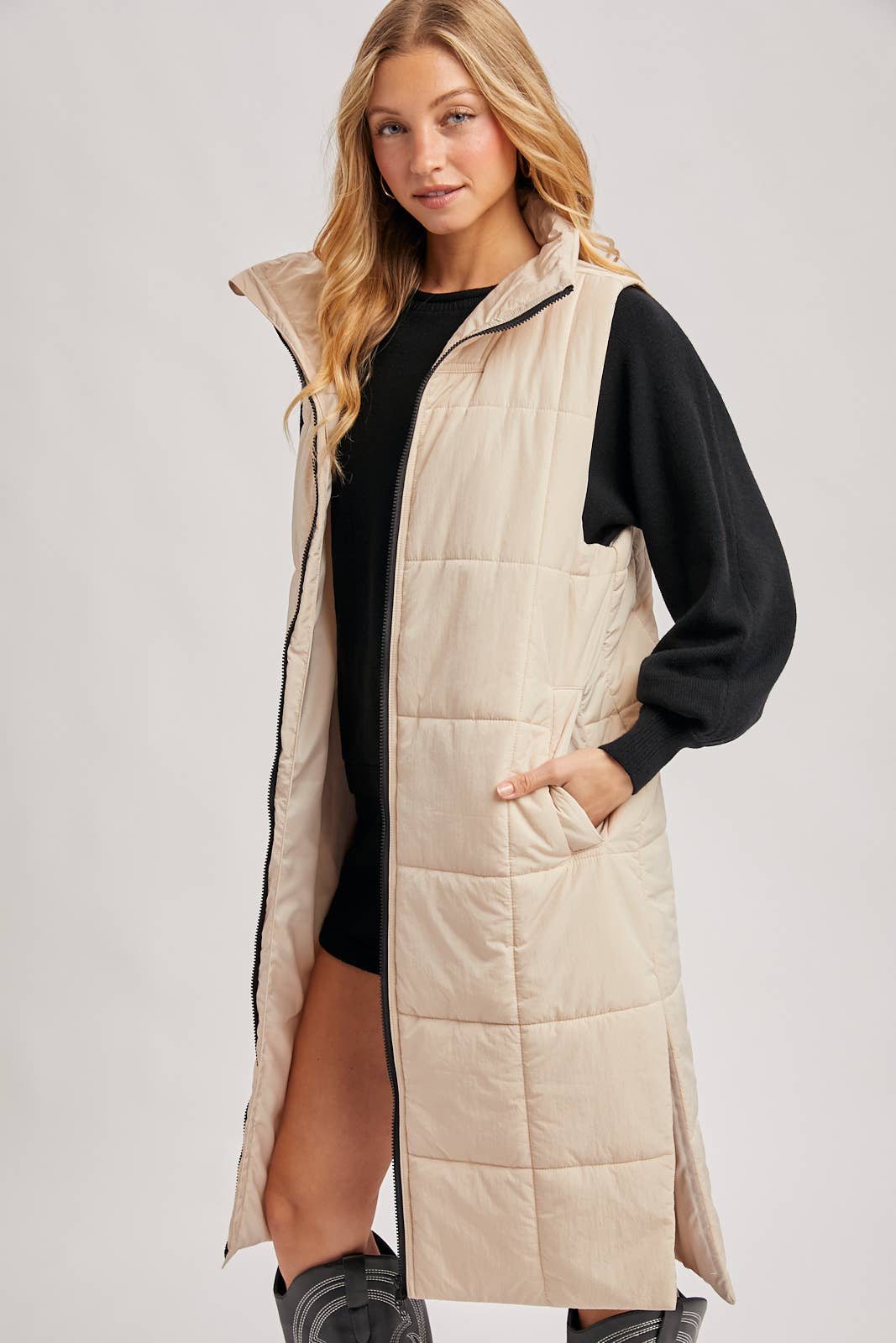 Long Puffer Vest