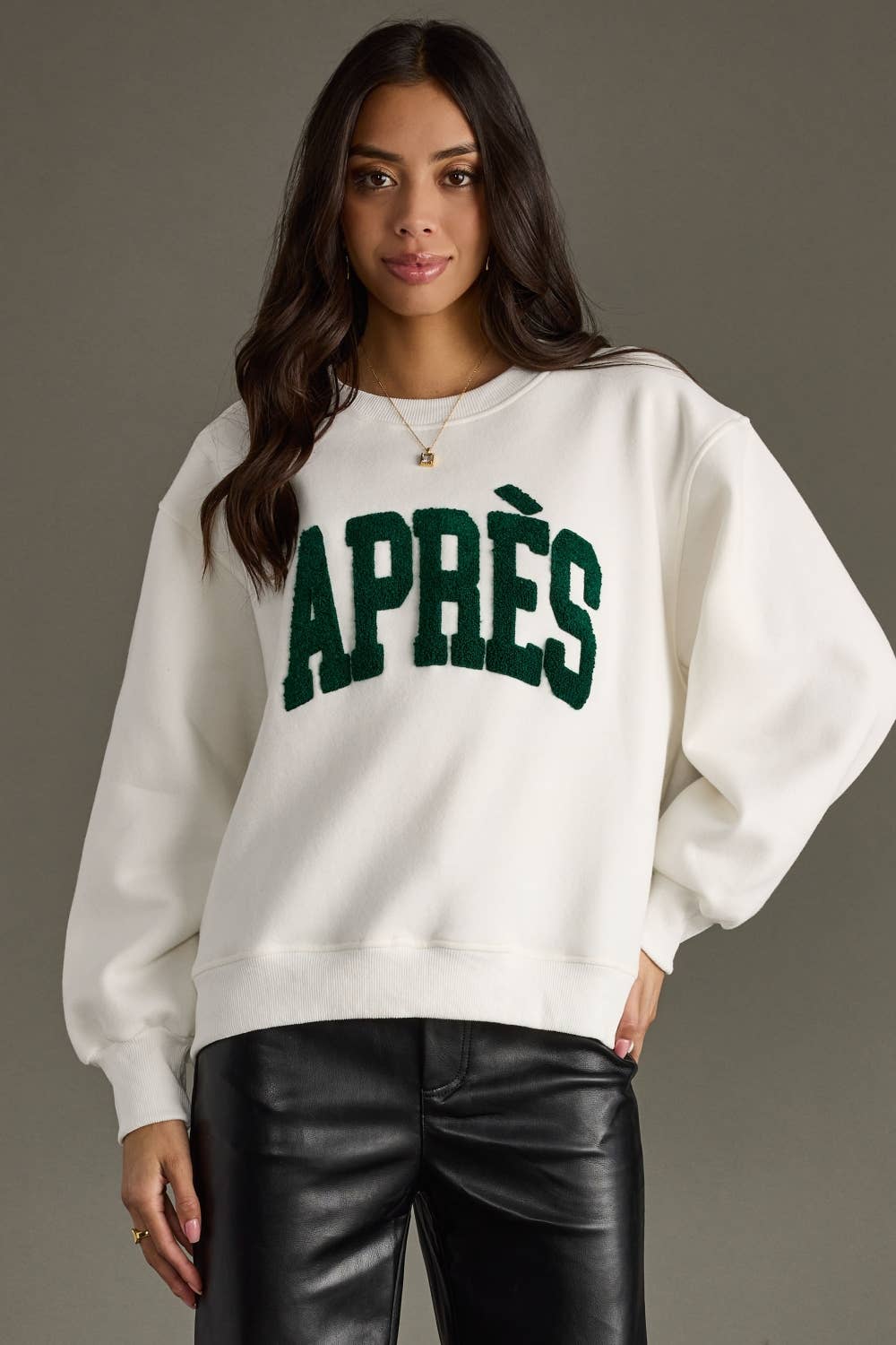White Apres Sweatshirt