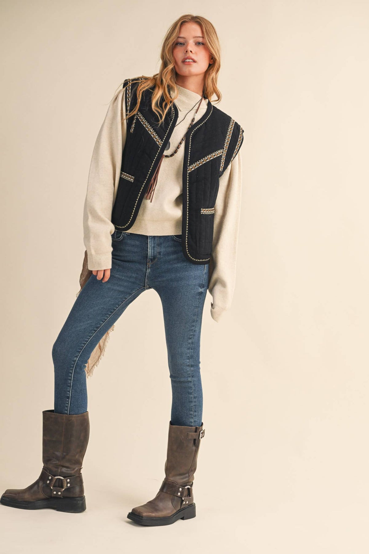 The Bridger Embroidered Vest