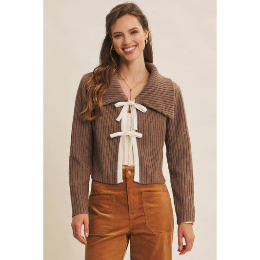 The Ellery Bow Cardigan