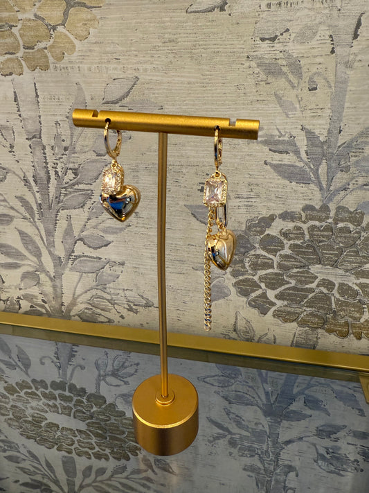 The Ever After Asymmetrical Drop Earrings