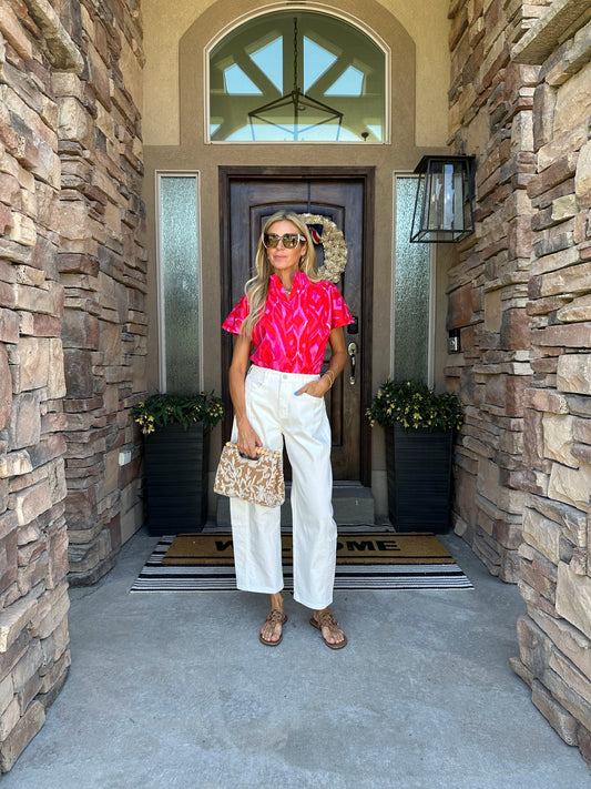 Amara Ikat Top
