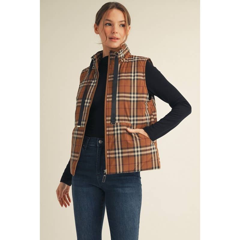 The Bridlewood Plaid Vest
