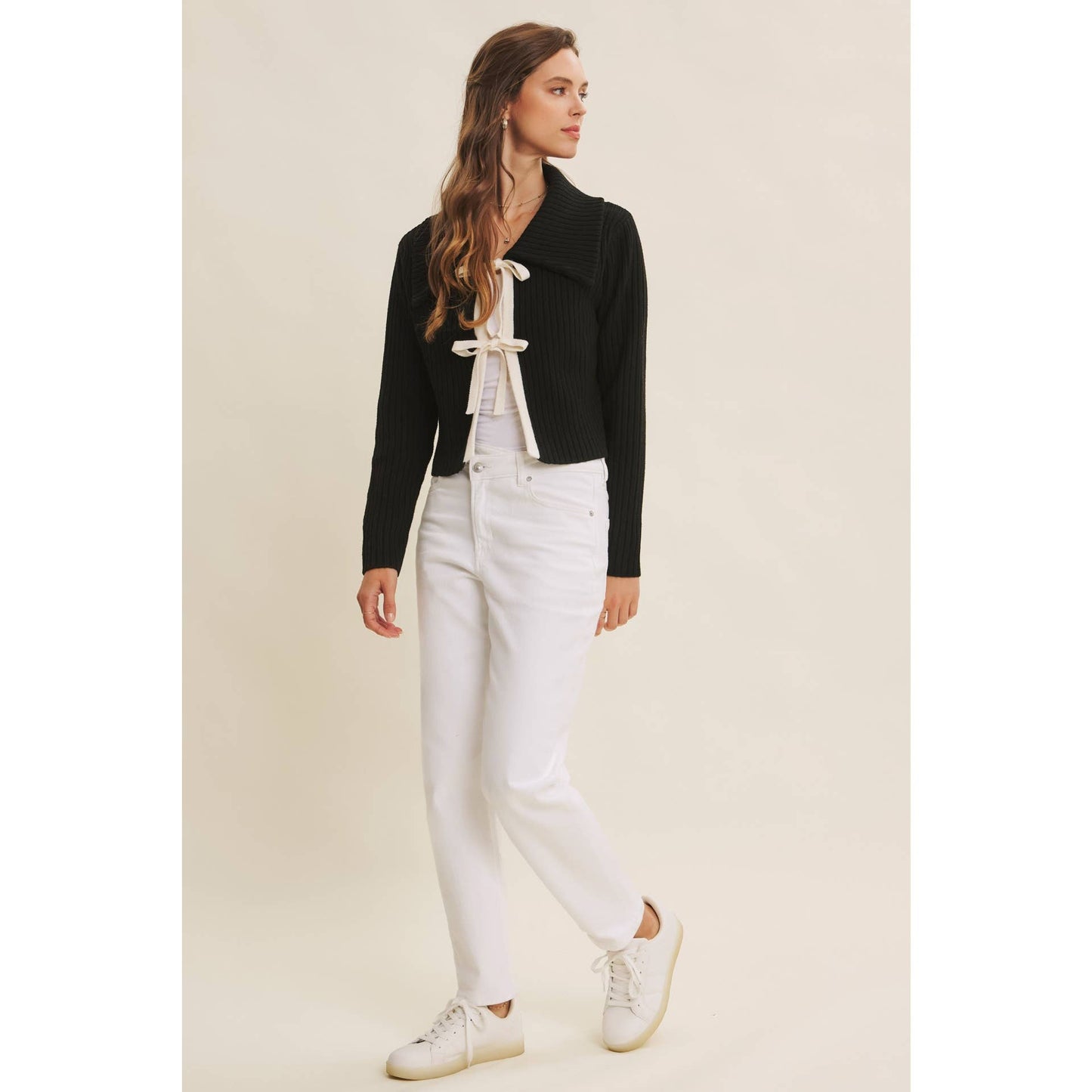 The Ellery Bow Cardigan