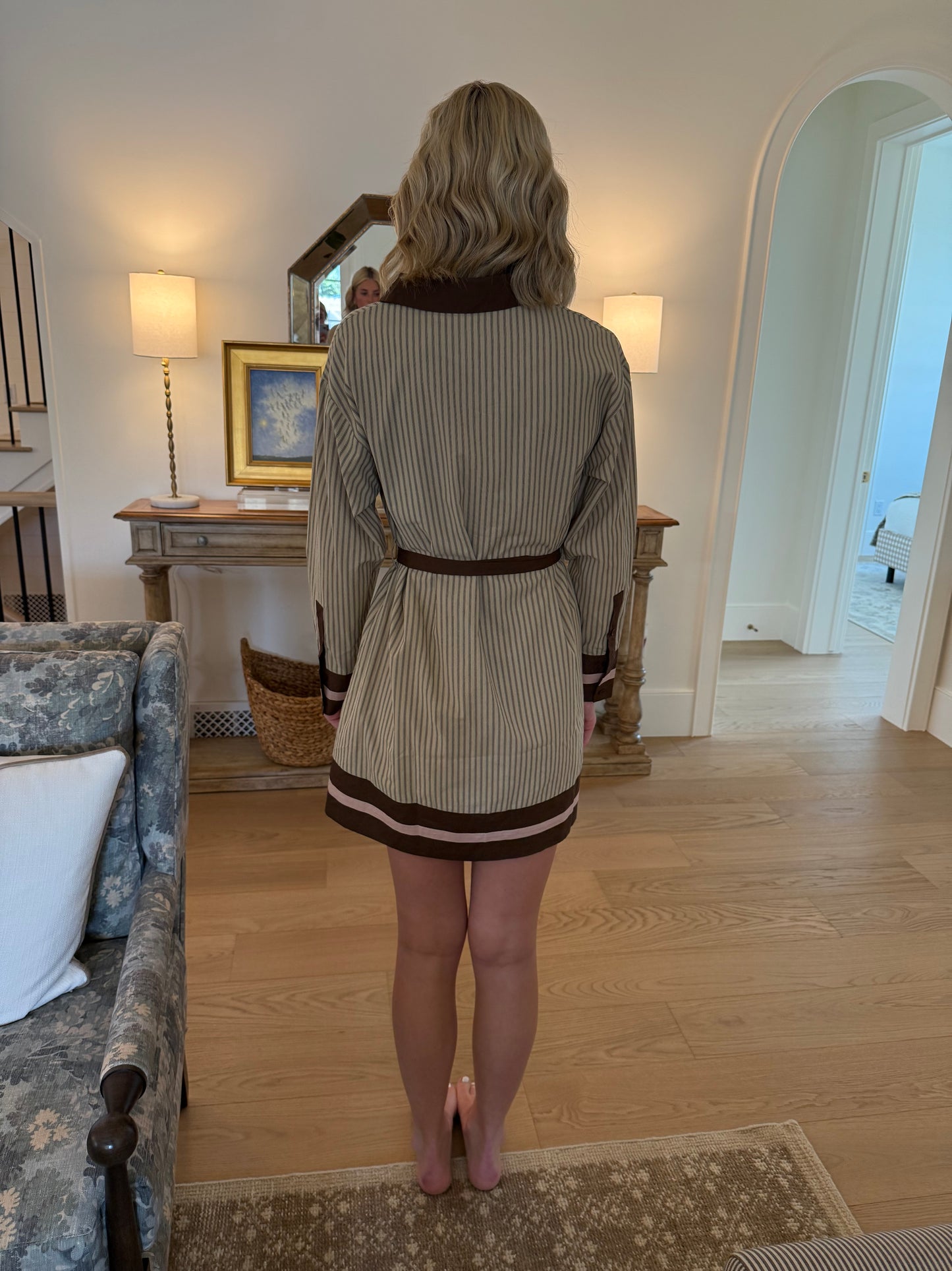 Coco Striped Shirt Dress