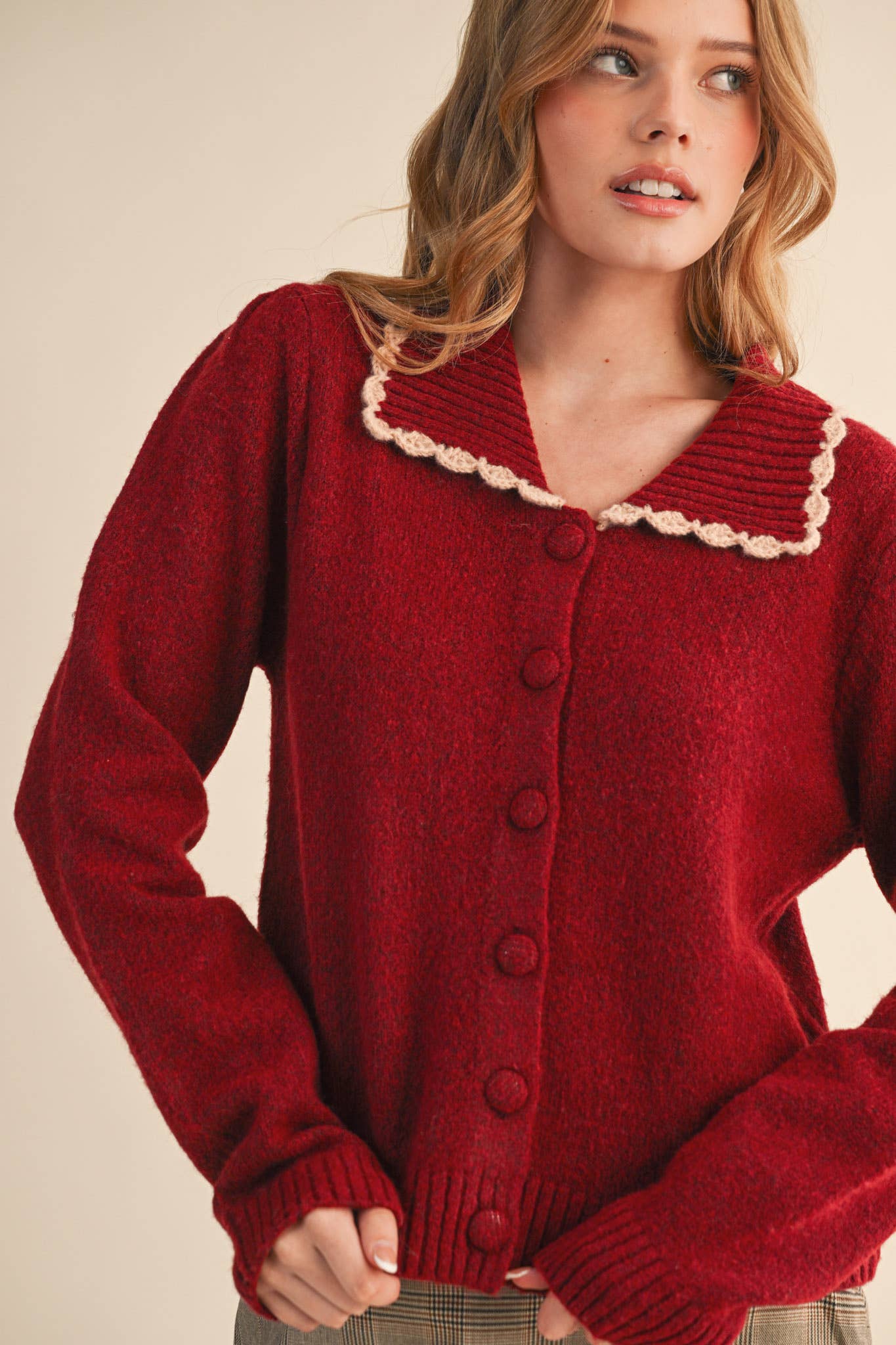 Scarlett Collar Cardigan