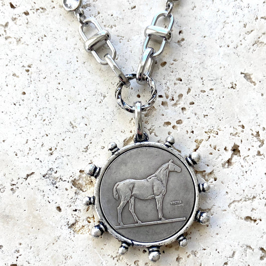 The Belmont Medallion Necklace